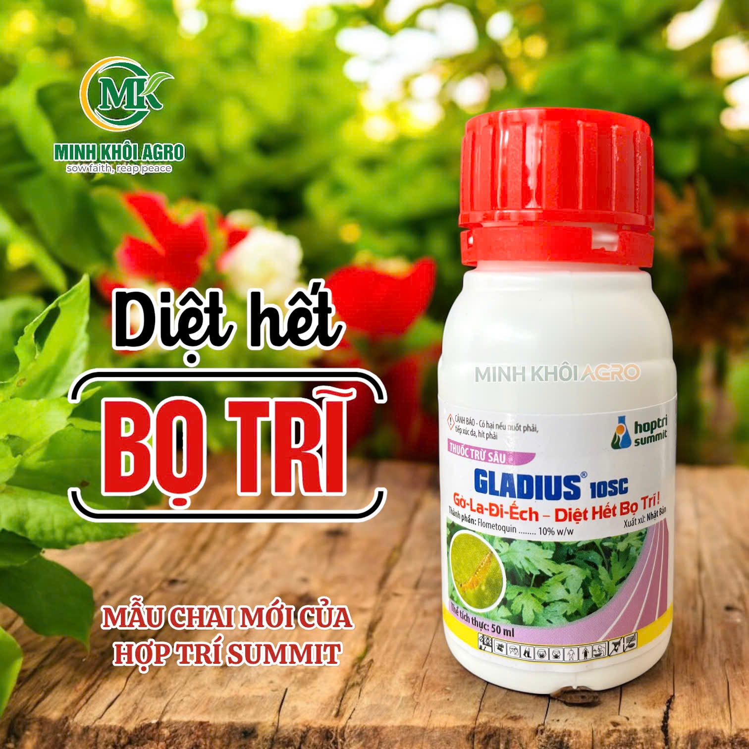 Thuốc đặc trị bọ trĩ Gladius 10SC - Chai 50ml
